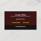 HVACの名刺 名刺 (裏面)