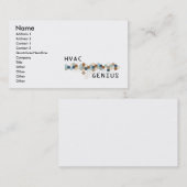 HVACの天才 名刺 (正面/裏面)