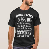 HVACの技術の妻 Tシャツ (正面)