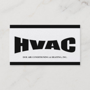 HVACの技術者黒かプラチナ 名刺