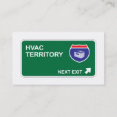 HVACの次の出口 名刺 (裏面)