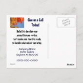 HVACはがき秋年間サーカスタムビス炉 ポストカード (裏面)