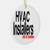 HVACインストーラのパフォーマンスが向上 セラミックオーナメント (右)