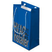 HVACインストーラーの並外れ スモールペーパーバッグ (裏面アングル)