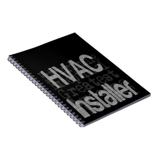 HVACインストーラーの並外れ ノートブック (右側)