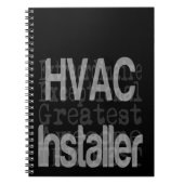 HVACインストーラーの並外れ ノートブック (正面)