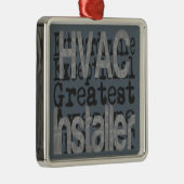 HVACインストーラーの並外れ メタルオーナメント (右)