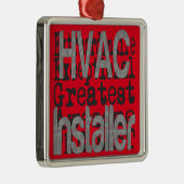 HVACインストーラーの並外れ メタルオーナメント (右)