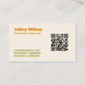 HVACカスタムのQR 名刺 (裏面)