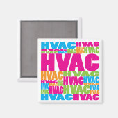 HVACカラフル マグネット (正面/裏面)