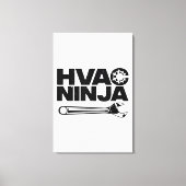 HVACギフトおもしろいテクニカ男性へーカッコいいエア管区 キャンバスプリント (正面)
