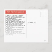 HVACクリスマスグリーティングポストカード シーズンポストカード (裏面)