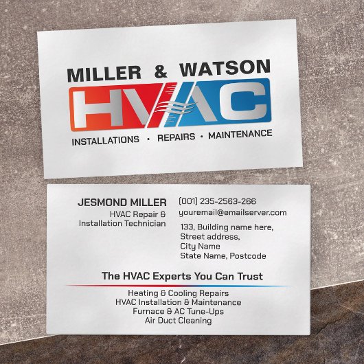 HVACサービス 名刺