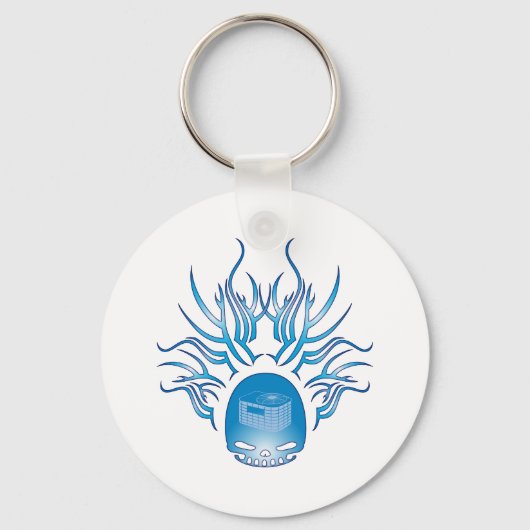 HVACスカル キーホルダー (正面)