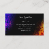 HVACスローガンの名刺 名刺 (裏面)