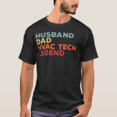 HVACテクニカおもしろいーTシャツ、AC Tech Repairman Tシャツ (正面)