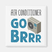 HVACテクニシャンエアコン マグネット (正面)