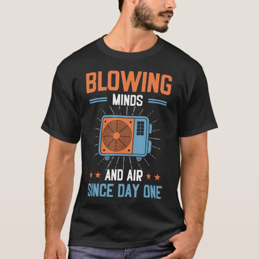 Hvacテクニシャン面白い冷房暖房冷凍 Tシャツ (正面)