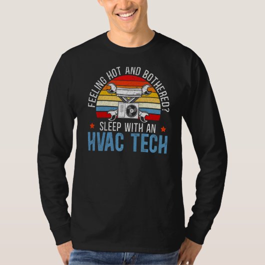 Hvacテク感じックで熱くて気になる Tシャツ (正面)