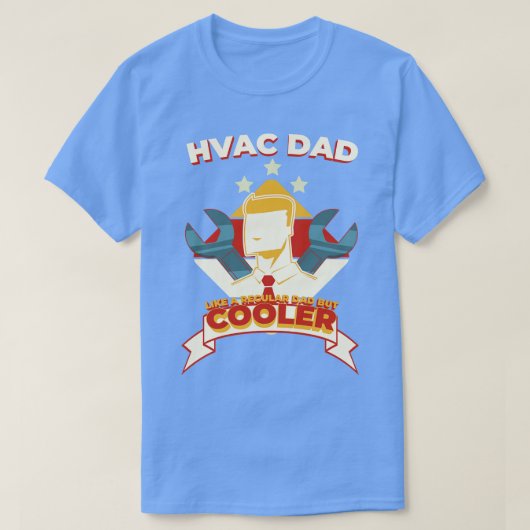 HVACパパ Tシャツ (デザイン正面)
