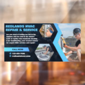 HVAC修カスタマイズモダン理サービス会社イメージ ウィンドウサイン (シート2)