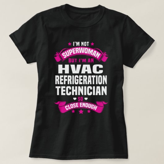 HVAC冷凍技術者 Tシャツ (デザイン正面)