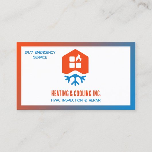 HVAC冷暖房用QR 名刺 (正面)