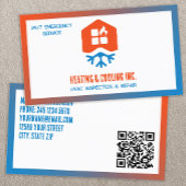 HVAC冷暖房用QR 名刺
