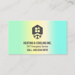 HVAC冷暖房用QR 名刺