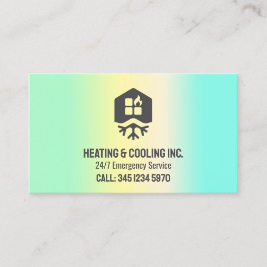 HVAC冷暖房用QR 名刺 (正面)