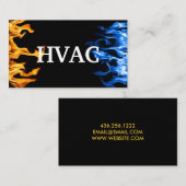 HVAC冷暖房  名刺 (正面/裏面)