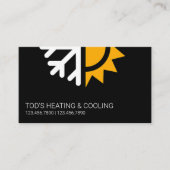 HVAC冷暖房、空調 名刺 (正面)