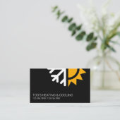 HVAC冷暖房、空調 名刺 (スタンド正面)