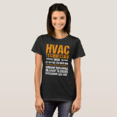 HVAC名詞技術者アパレルメンズHVAC Tech Accesso Tシャツ (正面フル)