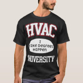 HVAC大学AC技術を実現 Tシャツ (正面)