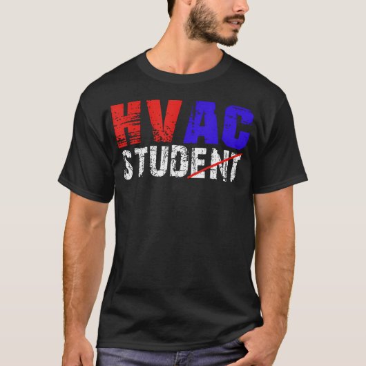 Hvac学生 Hvac技術者 メカニック Tシャツ (正面)