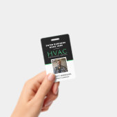 HVAC従業員 バッジ (手持ち)