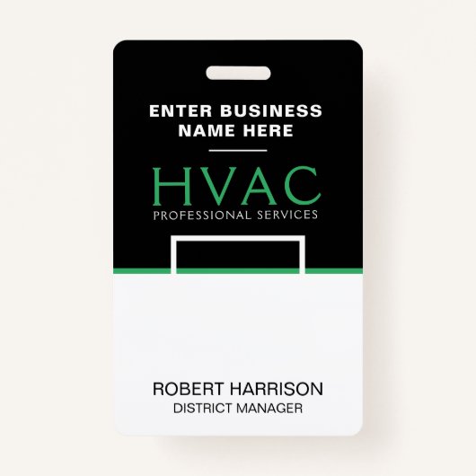 HVAC従業員 バッジ (正面)
