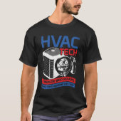 HVAC技術インストラクター専門技術者ギフト Tシャツ (正面)