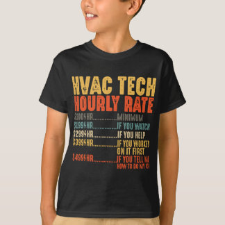 HVAC技術時給HVAC技術者おもしろいギフト Tシャツ