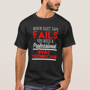 HVAC技術者おもしろい HVAC技術 Tシャツ