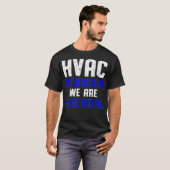 HVAC技術者おもしろいHVAC技術 Tシャツ (正面フル)