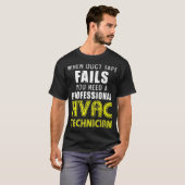 HVAC技術者おもしろいHVAC Tech Premium _24 Tシャツ (正面フル)