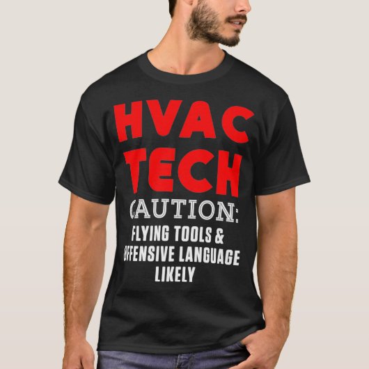 HVAC技術者おもしろいHVAC Tech Premium _51 Tシャツ (正面)
