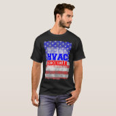 HVAC技術者がHVACテクおもしろいニックプレミアムを実施 Tシャツ (正面フル)