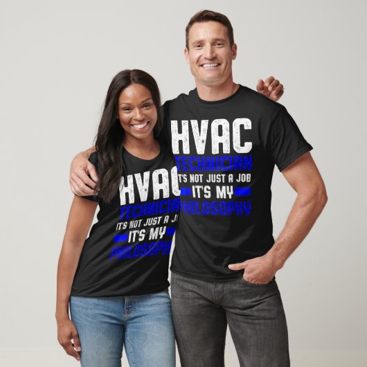 HVAC技術者のおもしろい職務HVAC技術 Tシャツ (ユニセックス)