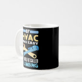 Hvac技術者のためのHvac コーヒーマグカップ (正面左)