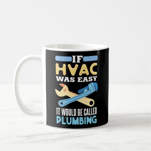 Hvac技術者のためのHvac コーヒーマグカップ (左)