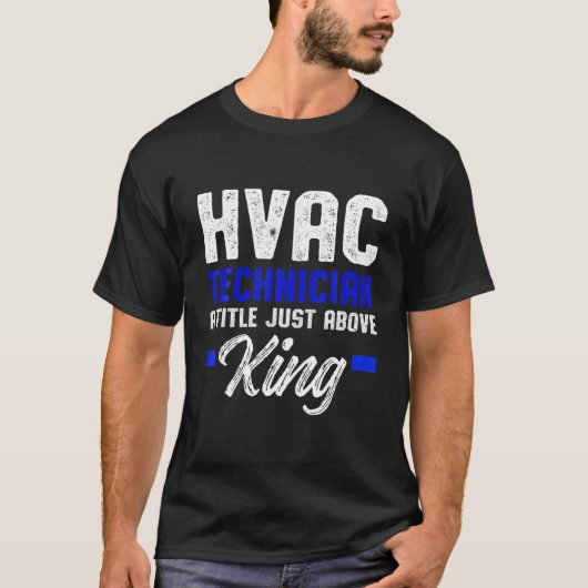 HVAC技術者キンおもしろいグHVAC技術 Tシャツ (正面)