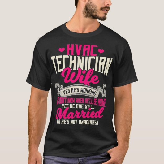 HVAC技術者ギフト奥のデザイン Tシャツ (正面)